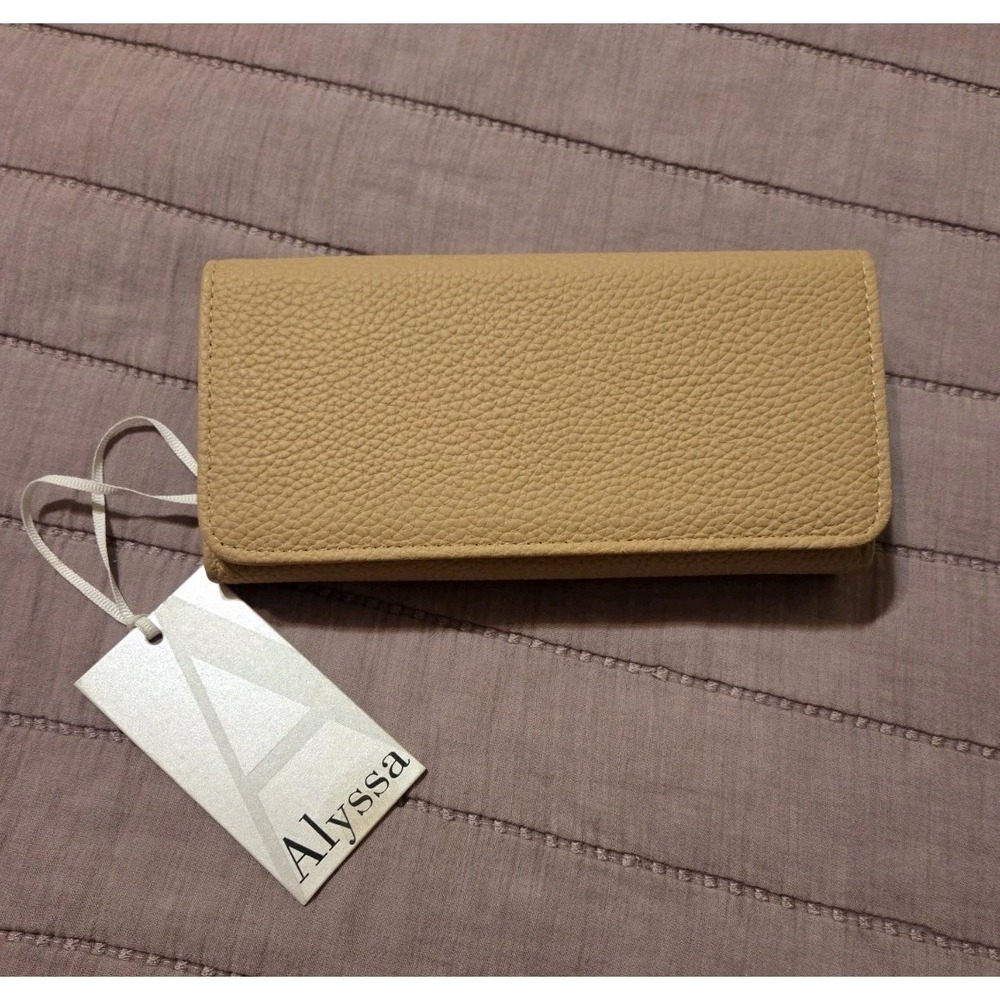 Womens Wallet Alyssa Beige Made Of Vegan Leather